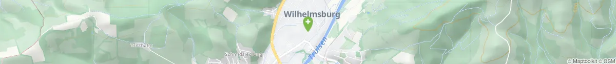Kartendarstellung des Standorts für Apotheke Zur Mariahilf in 3150 Wilhelmsburg